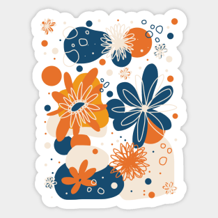 Fall Flowers Sticker